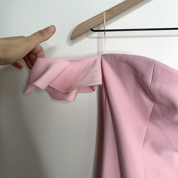 Revolve Likely Sunset Off-the-shoulder Petal Pink Dress Womens New Size 6 - Picture 8 of 16